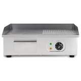 thumbnail of VERTES grillplaat bakplaat plancha grill elektrisch 3000W roestvrij staal (grilloppervlak glad & met groeven 55x35cm, thermostaat)