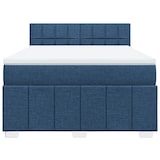 thumbnail of vidaXL Boxspringbett mit Matratze Blau 160x200 cm Stoff