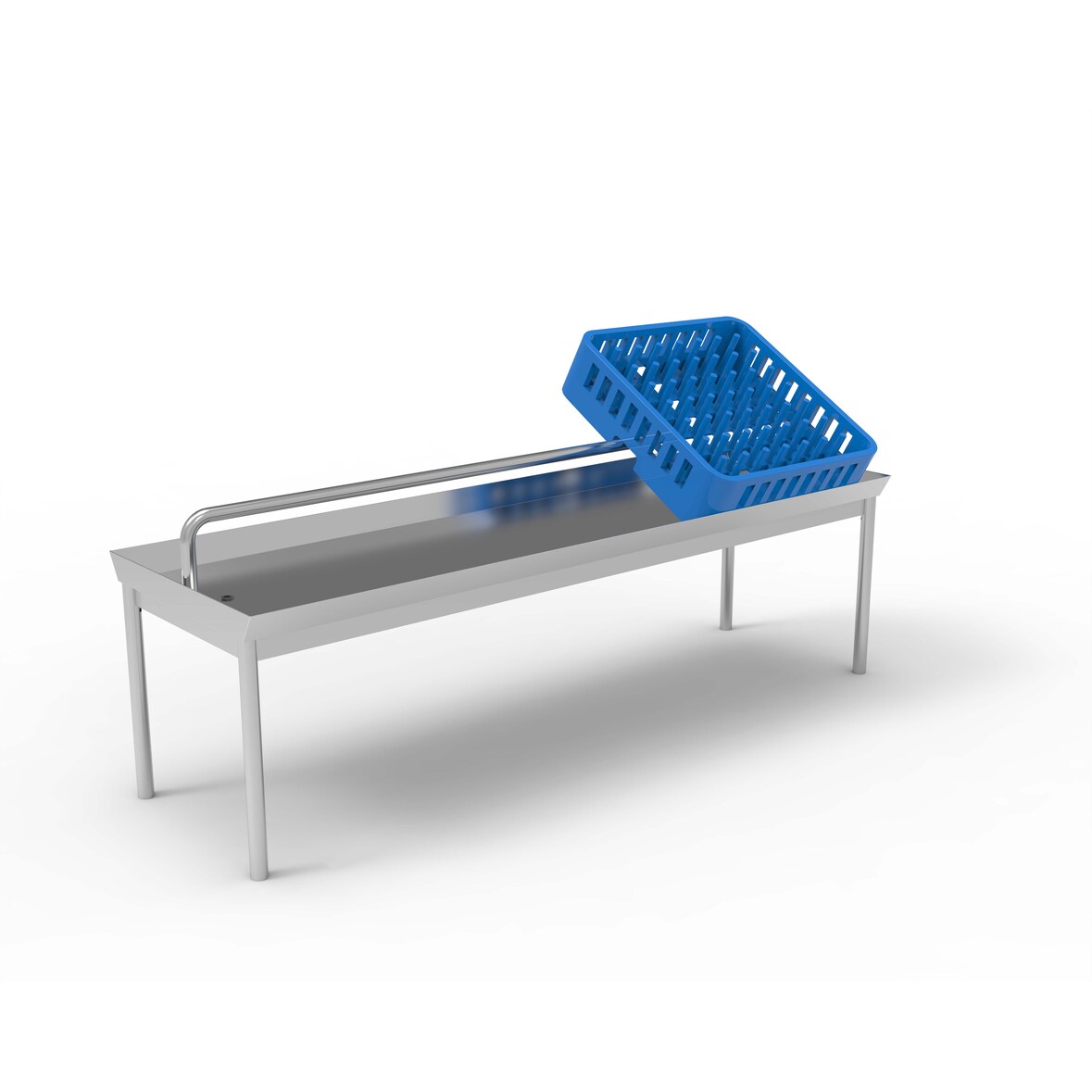 ERATOS Etagère Murale Pour Casier De Lavage 1600x700x850 - Pour Paniers 500x500mm ESC-160