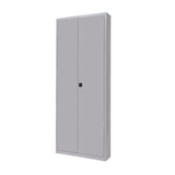 thumbnail of Rocada armario metálico puertas batientes color gris ral 9006 incluye 4 baldas. Medida 102x198x45cm (largo x alto x prof.)