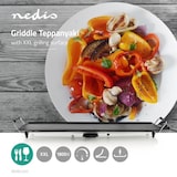 thumbnail of Plancha Teppanyaki 90 Cm 1800w Noir Revêtement Anti-adhérent 90 X 23cm Usage Non Intensif Nedis