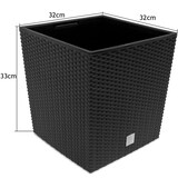 thumbnail of DEUBA® Blumentopf Rato Low Anthrazit 35 Ltr.