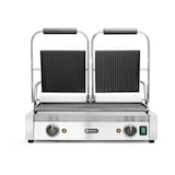 thumbnail of Griglia a contatto Hendi versione doppia con 4 superfici scanalate e 3600W