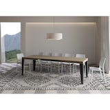 thumbnail of Itamoby Tavolo allungabile 90x160/420 cm Flame tortora gambe antracite