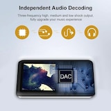 thumbnail of Lecteur MP4 Écran 1.8 Pouces FM Radio E-Book Calendrier Noir Argent YONIS