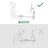 thumbnail of Leitz, Bras pour écran PC,  Support pour moniteur jusqu'à 32",  Leitz Ergo, à faible encombrement, Gris, 64890089