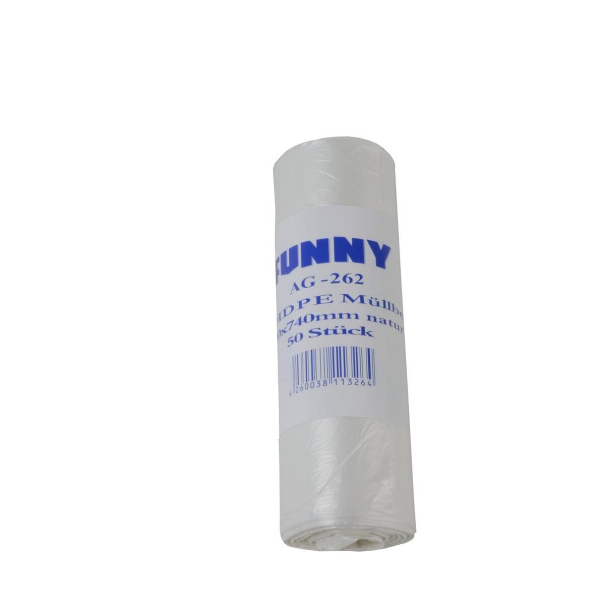 Müllbeutel Funny - 2000 Abfallbeutel – 630 x 740 mm - tranparent - ca. 60 L