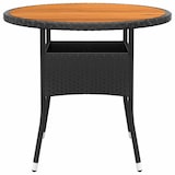 thumbnail of vidaXL 3-tlg. Bistro-Set Poly-Rattan und Massivholz Schwarz