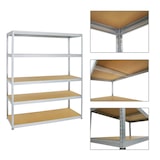 thumbnail of PROREGAL Étagère charge lourde GIANT ELEPHANT, HxLxP 180x150x60cm, 200kg par niveau, Galvanisé, Étagère robuste de Garage, Atelier