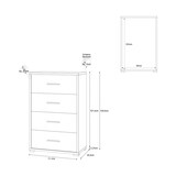 thumbnail of SARMOG MOBILE 4 CASSETTI KIT L71 P41 H110 in truciolare nobilitato color ossido bianco e cementp