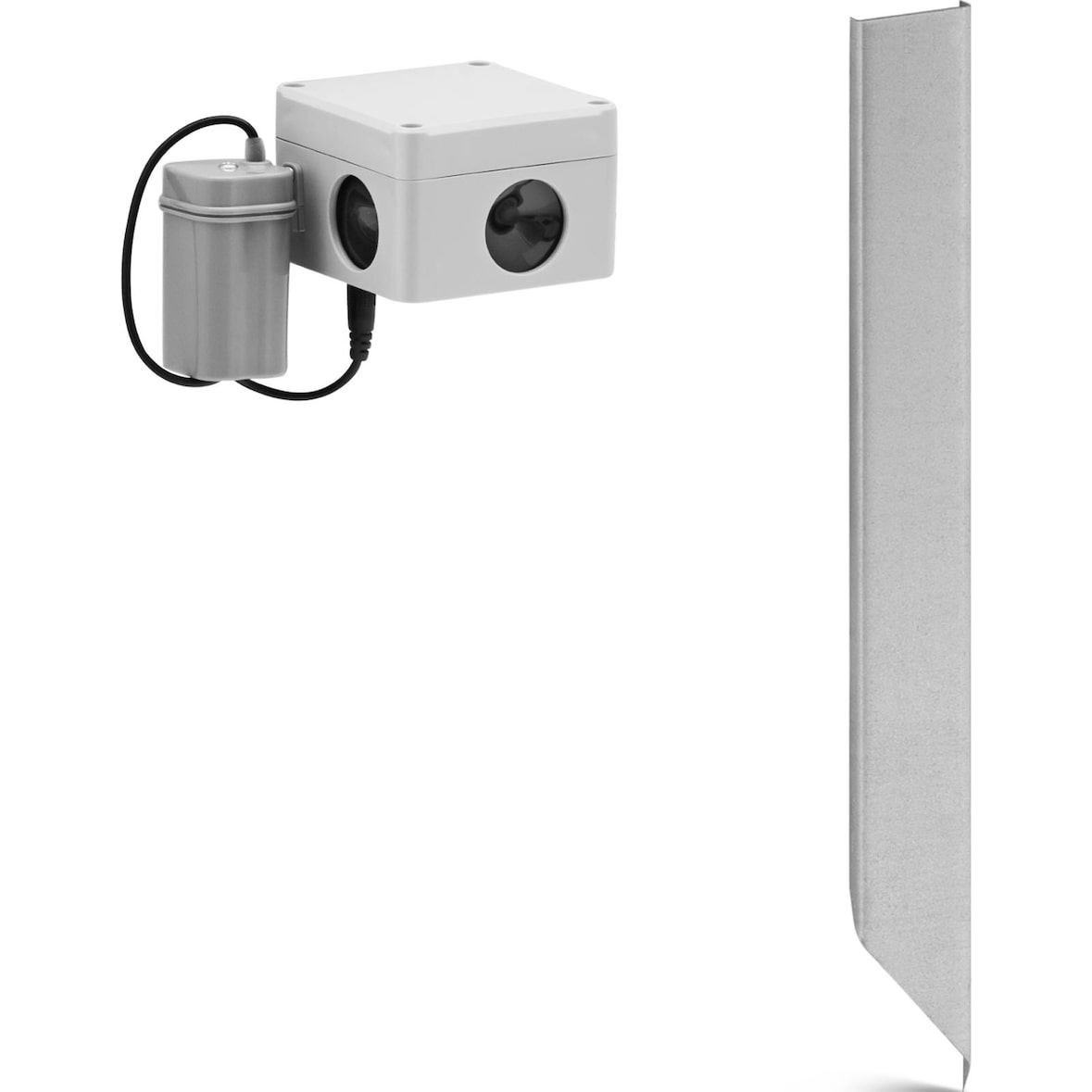 Wiesenfield Repellente ad ultrasuoni per animali - 1.500 m² - 360° - 3 altoparlanti