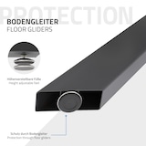 thumbnail of Tischbeine X-Design 85x71x85 cm anthrazit aus Metall