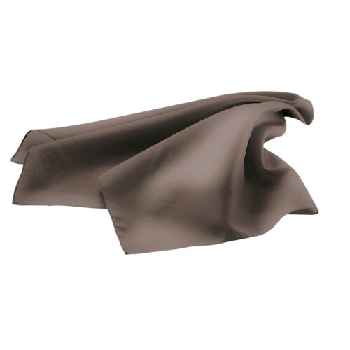 Halstuch B 50 x L 50 cm Fb. toffee : 100% Polyester (Business) : toffee