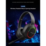 thumbnail of Auricular Bluetooth sem fios, auscultadores, auriculares, auscultadores, som surround, estéreo, USB, com luz, para PC, L800 (preto)