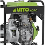 thumbnail of Wassermotorpumpe Diesel 5 PS 246 Cm³ Anschluss 2"/50mm Elektrostart Stahlrahmen VITO