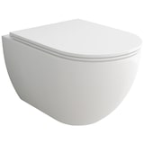 thumbnail of Alpenberger Toilette Spülrandlos Hänge-WC | Keramik Wand-WC mit Nanobeschichtung | Soft-Close WC Sitz | Rimless Tiefspül Klo Bad Gäste-WC Made In EU