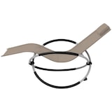 thumbnail of Helloshop26 - Sonnenliege Deckstuhl Sonnenbett Gartenbett Terrassenmöbel geometrische Gartenmöbel taupefarbener Stahl 02_0012779
