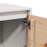 thumbnail of Mueble de TV madera maciza de pino blanco 156x37x45 cm