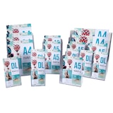 thumbnail of EXACOMPTA Porta brochure/cataloghi da banco multi-formati 12 scomparti, cod. 74258D in polistirolo cristallo.