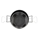 thumbnail of Menastyl - Friteuse du nord 28cm en acier emaille noir avec panier