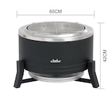 thumbnail of BIGHORN Stove Bonfire Rookloze Vuurkorf en BBQ Grill, 2 in 1 Houtverbranding en Houtpellets, Kamperen en Achtertuin, Dia. ⌀ 65cm × H42cm