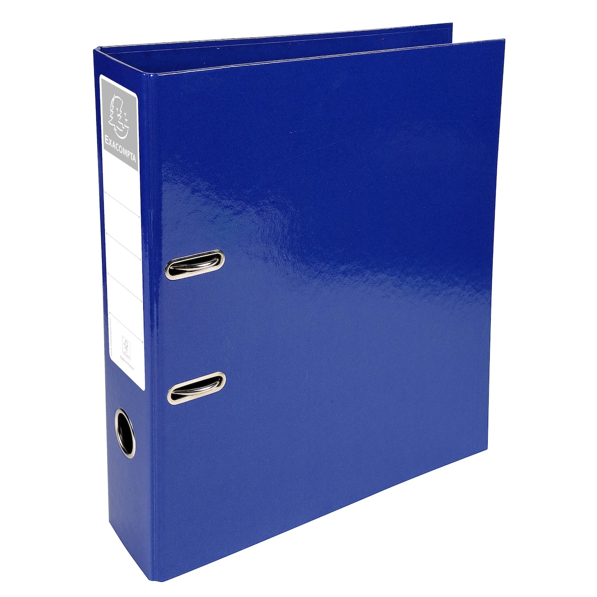 Exacompta - Réf. 53622E - Carton de 10 classeurs à levier A4 Prem'Touch IDERAMA - Dos 70mm - Méanique 75 mm - 32 x 30 x 7 cm - Bleu foncé