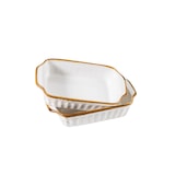 thumbnail of MÄSER Auflaufform 23 x 14,5 cm, 2er Set, braun, postsicher Set, PINTAR Brauner Rand, 935208