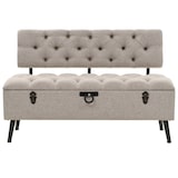 thumbnail of Helloshop26 - Banc banquette de rangement avec dossier 110 cm crème tissu 02_0010951