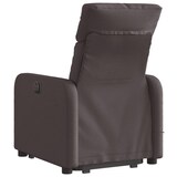 thumbnail of vidaXL Elektrischer Massagesessel mit Aufstehhilfe Dunkelbraun Stoff