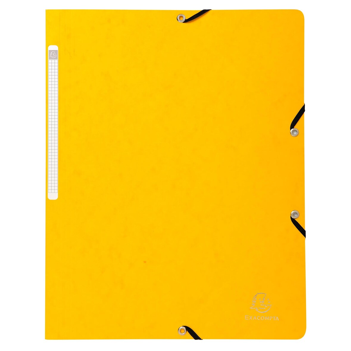 Exacompta 55419E 50x Eckspannmappe aus Manila-Karton 355g/qm, für Format DIN A4 - Gelb