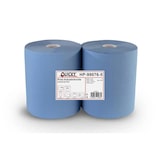 thumbnail of Industrierolle Quicky - 2-lagig - blau - recycling - 33cm - 2 Putztuchrollen