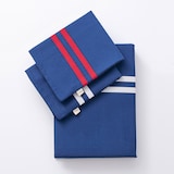 thumbnail of El Ganso - Jogo de 4 peças Azul Marino - Capa de Edredão Dupla 220x220, Lençol Ajustado 160x200, 2 Fronhas 50x80 - 100% Algodão 180TC