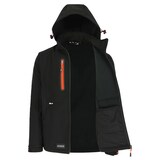 thumbnail of Herock softshell Trystan noire taille M