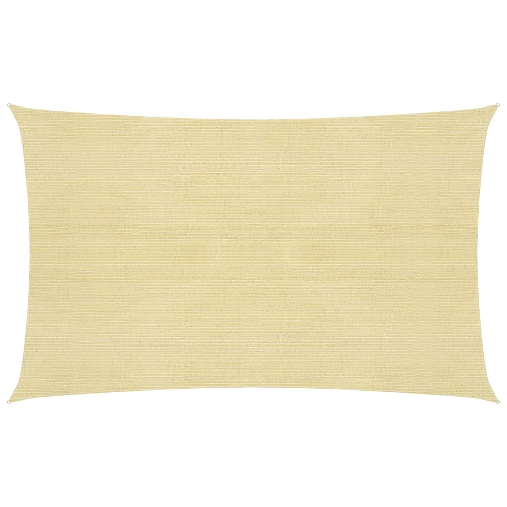 vidaXL Sonnensegel 160 g/m² Beige 3x6 m HDPE