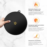 thumbnail of Induction Kings® Inductie Beschermers, 4 Matten + 2 Luxe Keukenhangers