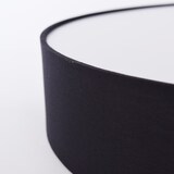 thumbnail of Plafón led Moon,circular con pantalla textil, negro-blanco, diámetro 600mm, 55W,Temperatura de color: 3000 - 4000 - 6000 K