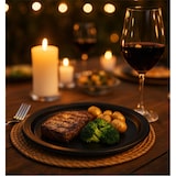 thumbnail of MONOUSO - Prato Plastico PS Reutilizável Raso Preto Ø220mm (300 Uds)