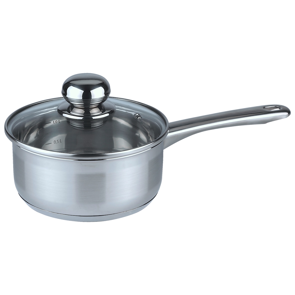 aro Stielkasserolle mit Deckel, Edelstahl, Ø 16 cm, 1.5 L, Induktion, ofenfest