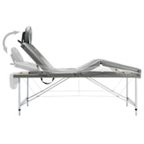 thumbnail of Helloshop26 - 4-teilige Massageliege mit Edelstahlrahmen 186 x 68 cm anthrazit 02_0001799
