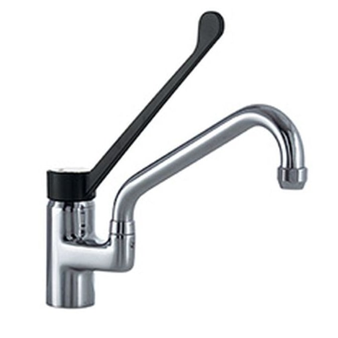 KBS eengreepsmengkraan met draaibare kraan 1/2 inch wateraansluiting enkel gat