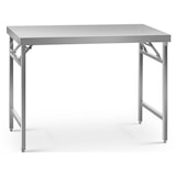 thumbnail of Royal Catering - Royal Catering Table De Travail Pliante Pliable Professionnelle Établi Pliant Professionnel RCAT-120/60KE (Capacité De 210 kg,
