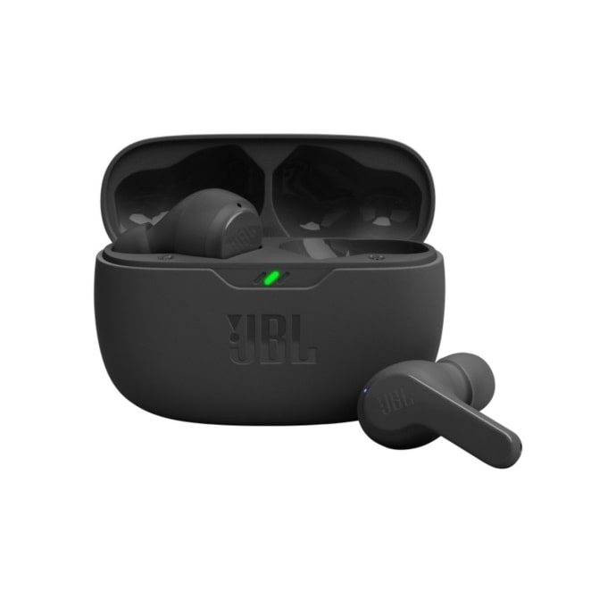 JBL Wave Beam - Auriculares Inalámbricos Bluetooth 5.0 con Micrófono para Llamadas, Certificación IP54, 32 Horas de Batería.