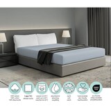 thumbnail of DoubleDry Hoeslaken 140 x 200 cm - 100% katoen - licht blauw