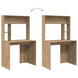 thumbnail of vidaXL Schreibtisch Artisan-Eiche 91 x 50 x 149 cm Holzwerkstoff