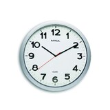 thumbnail of Wanduhr MAULstep 40 9054195 silber