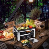 thumbnail of Steba Raclette RC 104 mit 4 Pfännchen, Grillplatte und Pfännchenablagen