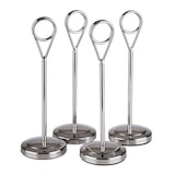 thumbnail of APS 71510 Lot de 4 porte-étiquettes galet inox Ø 5 cm, H 10,5 cm