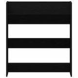 thumbnail of vidaXL Schuhschrank Schwarz Eichen-Optik 80 x 18 x 90 cm Holzwerkstoff