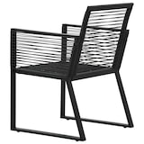 thumbnail of Helloshop26 - Conjunto de comedor exterior de 5 piezas ratán negro y muebles de PVC 02_0014228