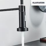 thumbnail of Bernd | Torneira de filtro de 3 vias para gastronomia preto mate | de osmose em aço inoxidável para cozinha misturadora de restaurante 360° 2 ligações